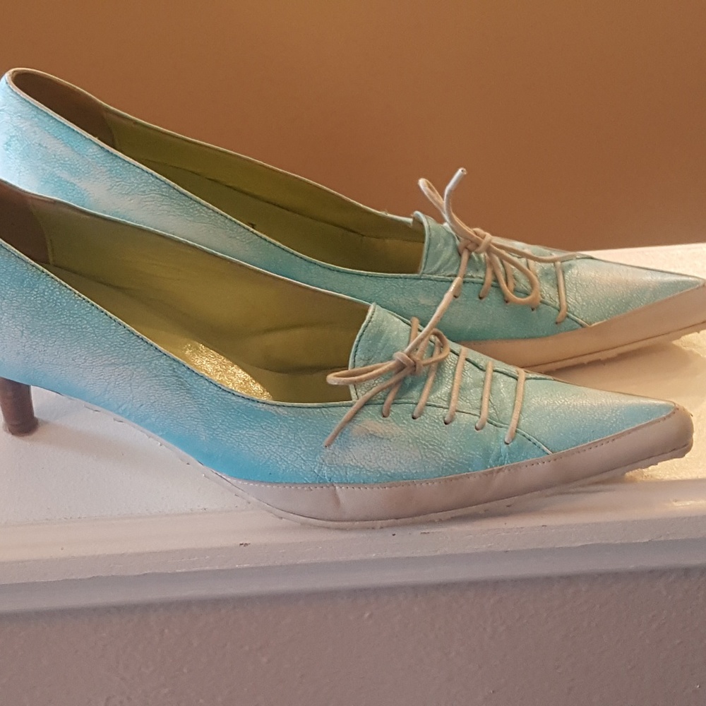 PETER KENT Italian Made Heels Pumps Shoes 9 M  39